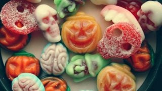 Pastel terrorífico de Halloween