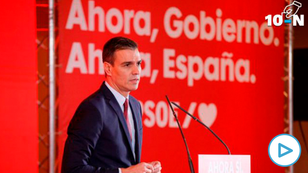Sánchez, este martes, durante la presentación de la campaña.
