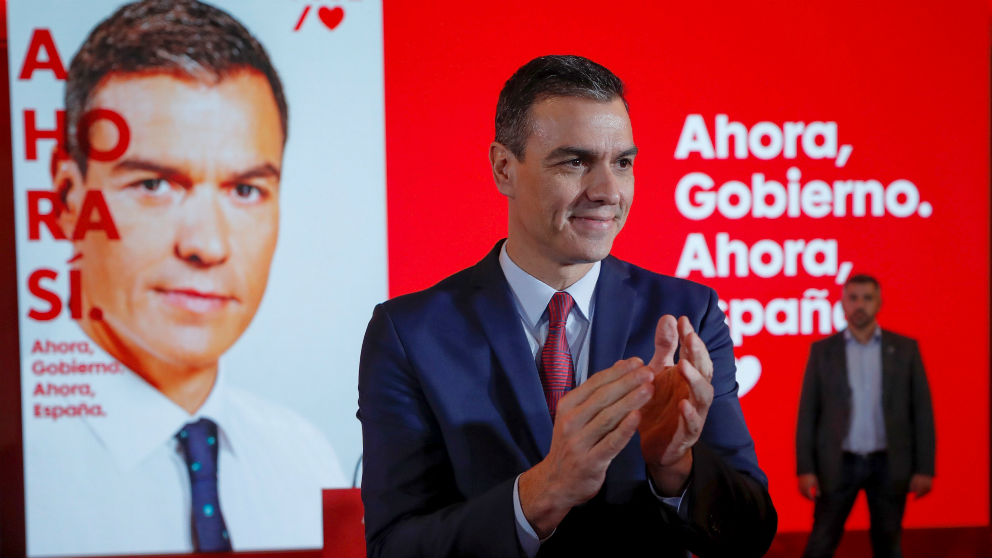 El presidente del Gobierno en funciones y candidato a la reelección por el PSOE, Pedro Sánchez. Foto: EFE