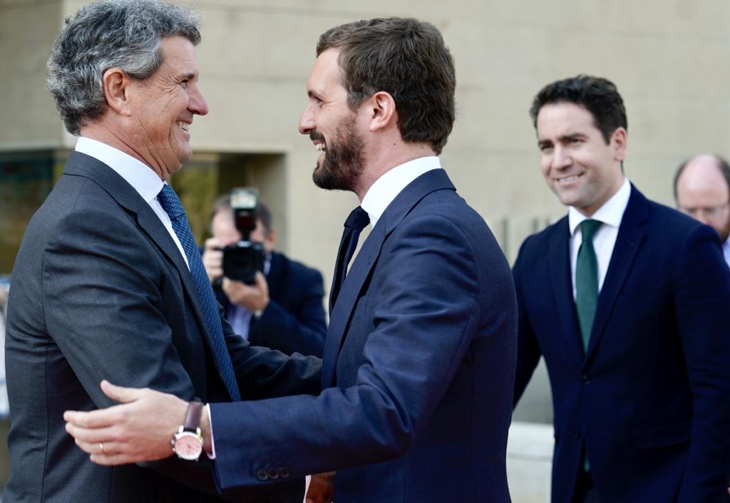 El presidente del PP, Pablo Casado.