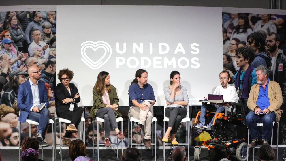 Presentación del programa electoral de Unidas Podemos para el 10N en Madrid. (Foto: Europa Press)