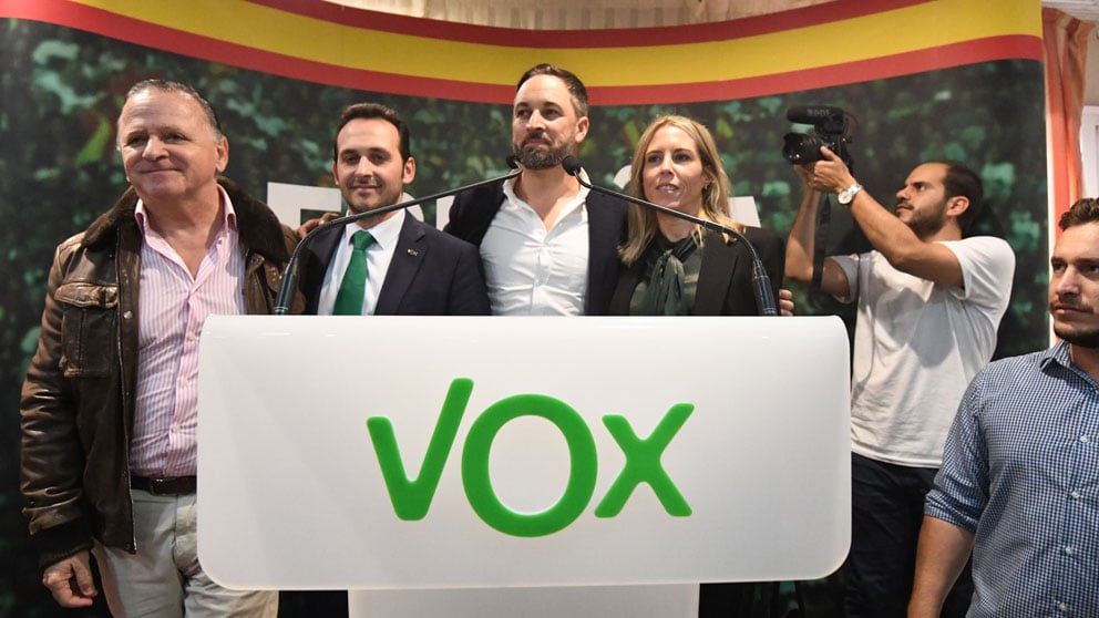 Santiago Abascal, en un acto en Ceuta. Foto: EP