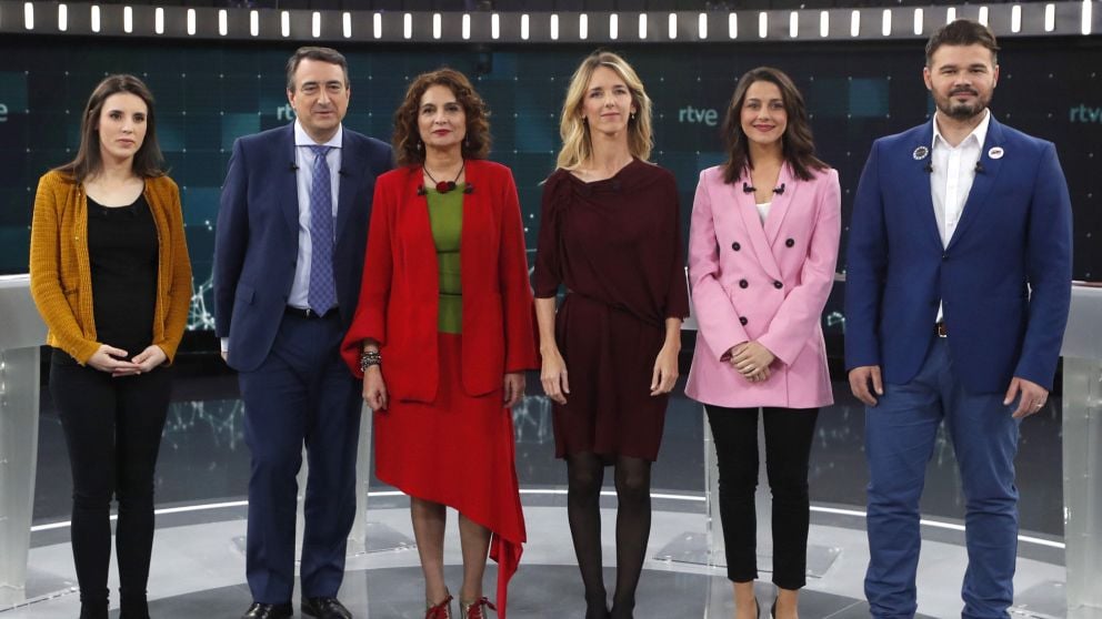 Debate electoral a siete en RTVE