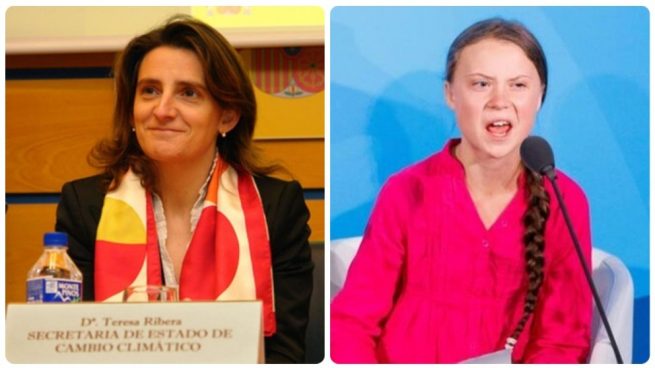La ministra Ribera le dice a Greta Thunberg que pondrá el Gobierno a su servicio para cruzar el Atlántico