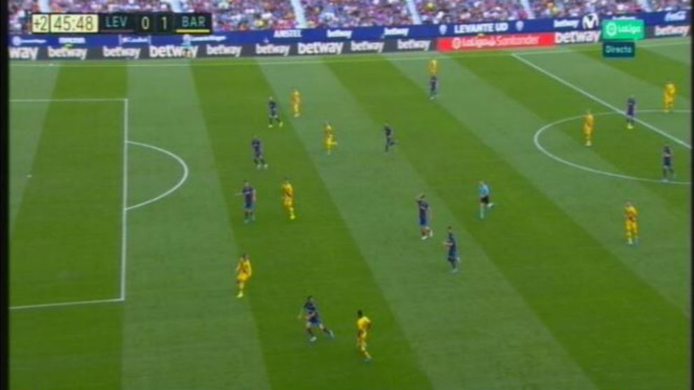 Griezmann está en fuera de juego.