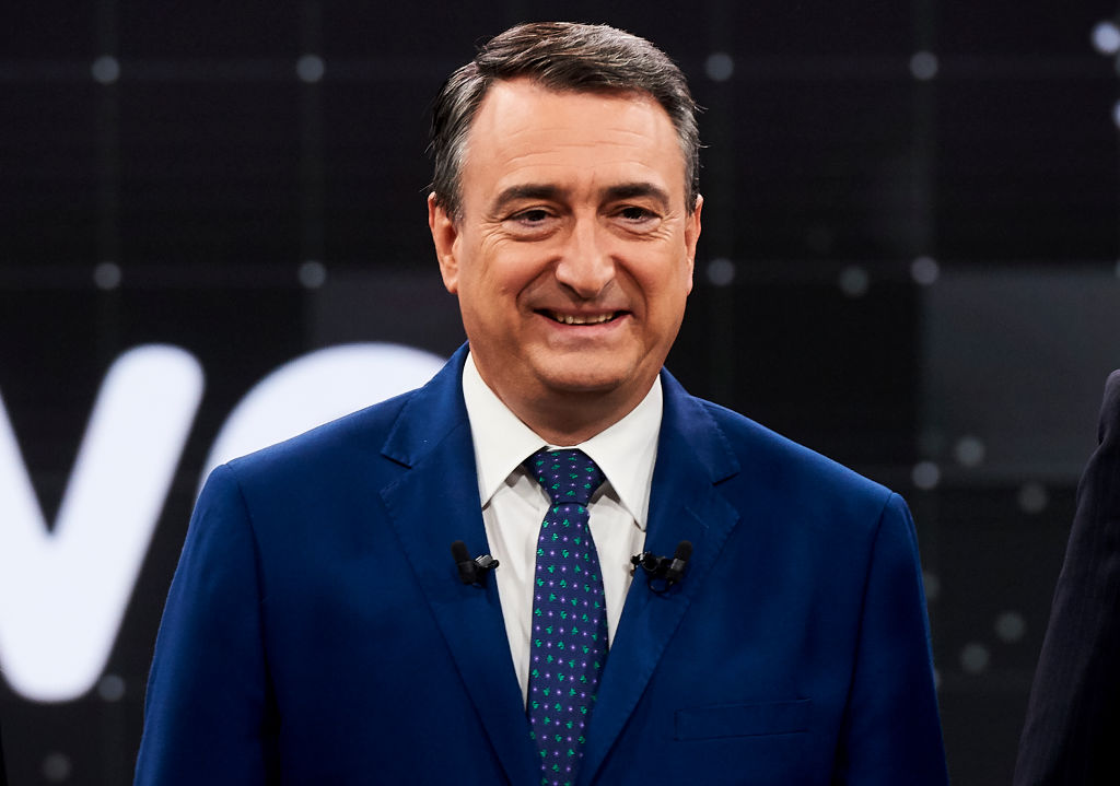 Aitor Esteban, candidato del PNV por Vizcaya en el debate a 7 de TVE @Getty
