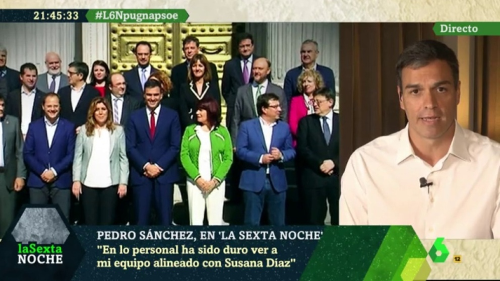 Pedro Sánchez en ‘laSexta Noche’