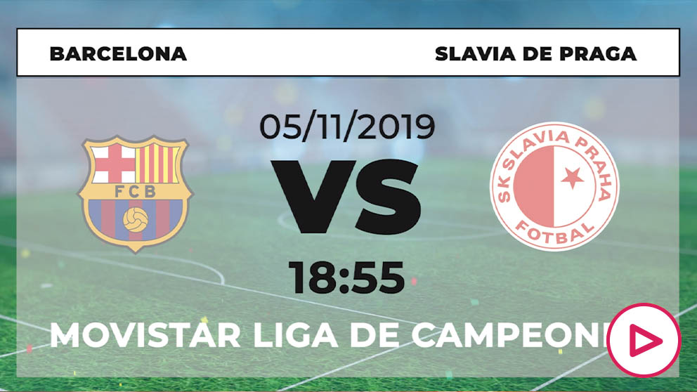 Barcelona – Slavia de Praga: hora y ver en directo el partido de Champions League