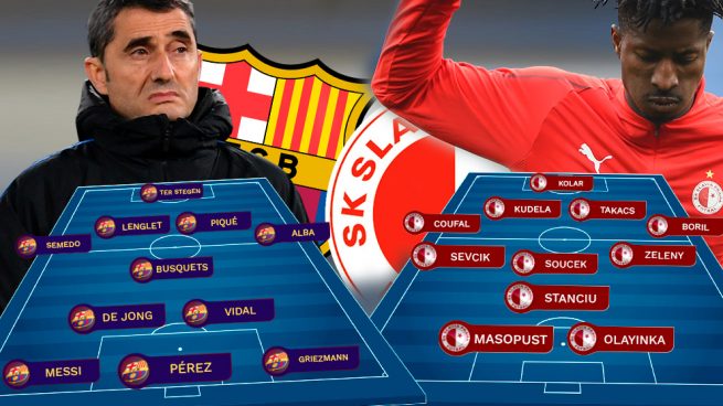 Barcelona – Slavia de Praga: Papeleta para Valverde