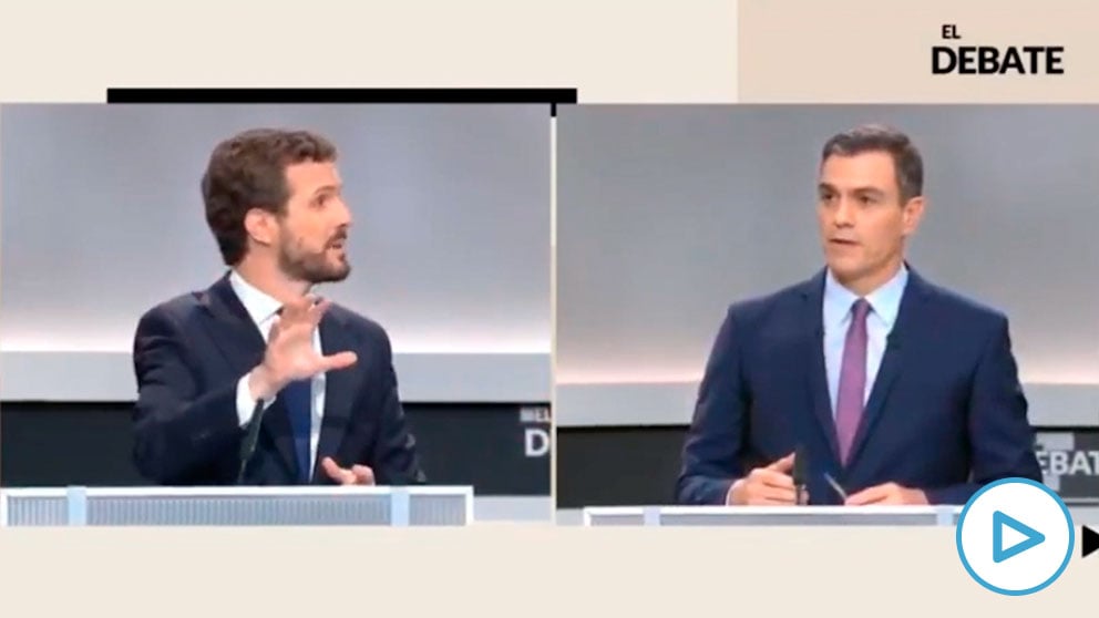 Sánchez declina contestar en el debate si piensa pactar con los independentistas catalanes tras el 10-N.