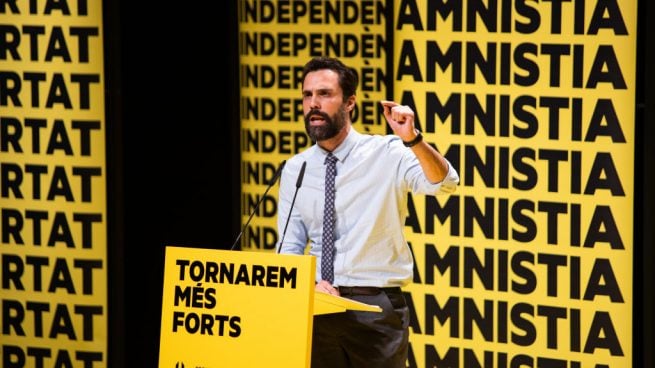 Roger Torrent en un acto de campaña @Getty