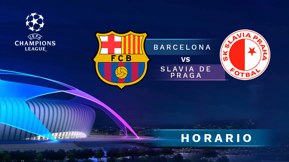 Barcelona – Slavia de Praga: Horario y cómo ver por televisión el partido de la Champions League.