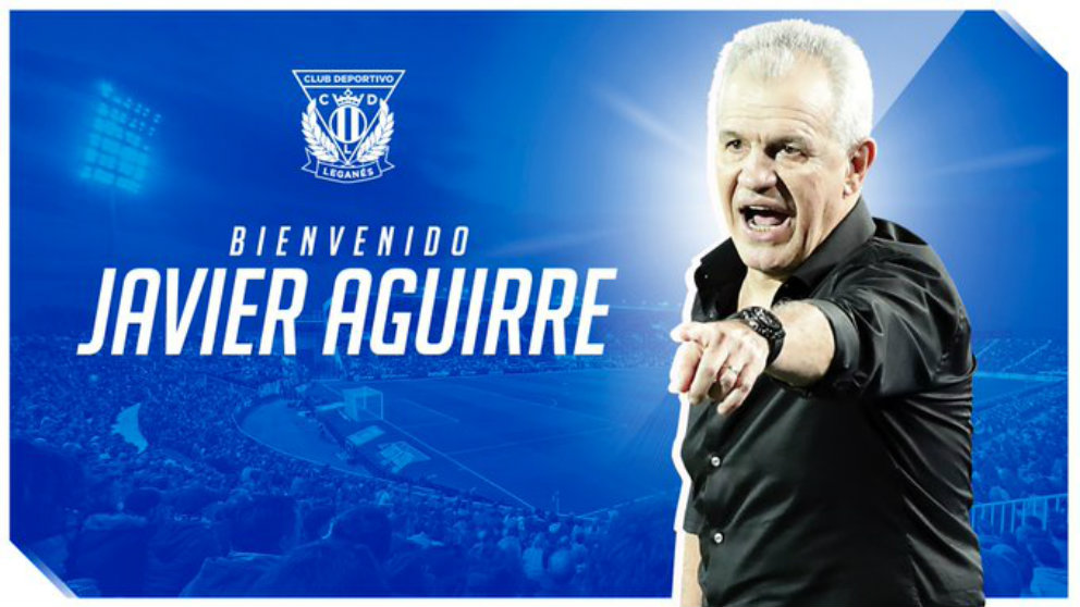 Javier Aguirre, nuevo entrenador del Leganés (@CDLeganes)