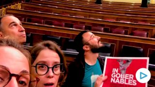 Vídeo colgado por la CUP en Twitter.