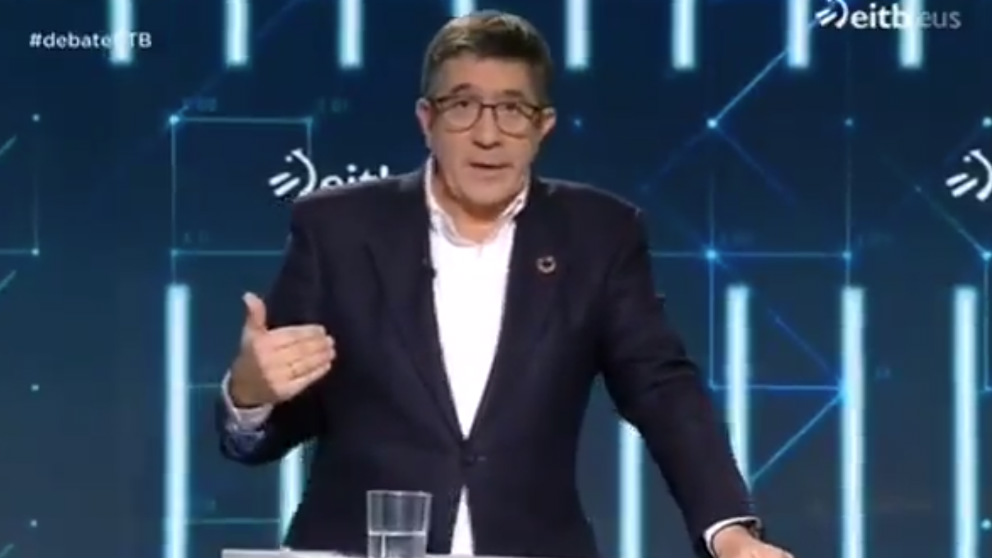 Patxi López en el debate electoral