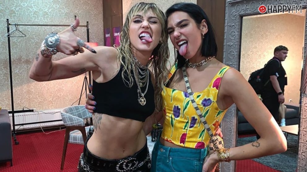 Dua Lipa y Miley Cyrus