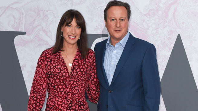 Samantha y David Cameron @Getty