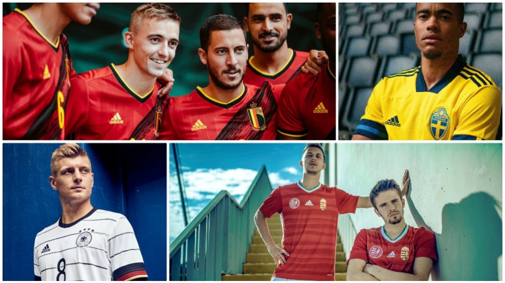 Las nuevas elásticas de las selecciones para la Eurocopa 2020.