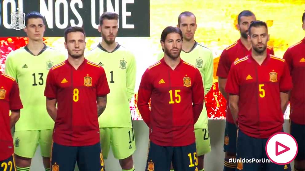 La selección española ya tiene camiseta para la Eurocopa.
