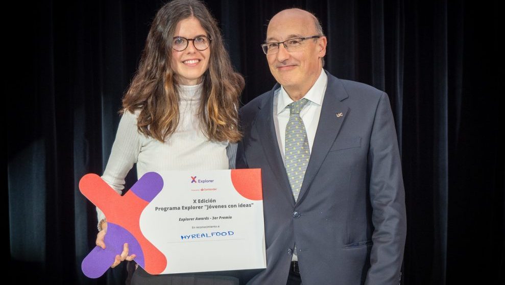 Sofía Belenguer, co-fundadora de MyRealFood. @SantanderExplorer