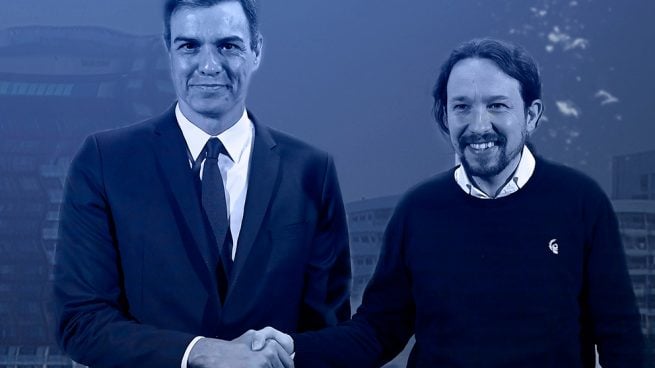 Sánchez e Iglesias hunden el Ibex: pierde lo que gasta el Estado en servicios sociales en una legislatura