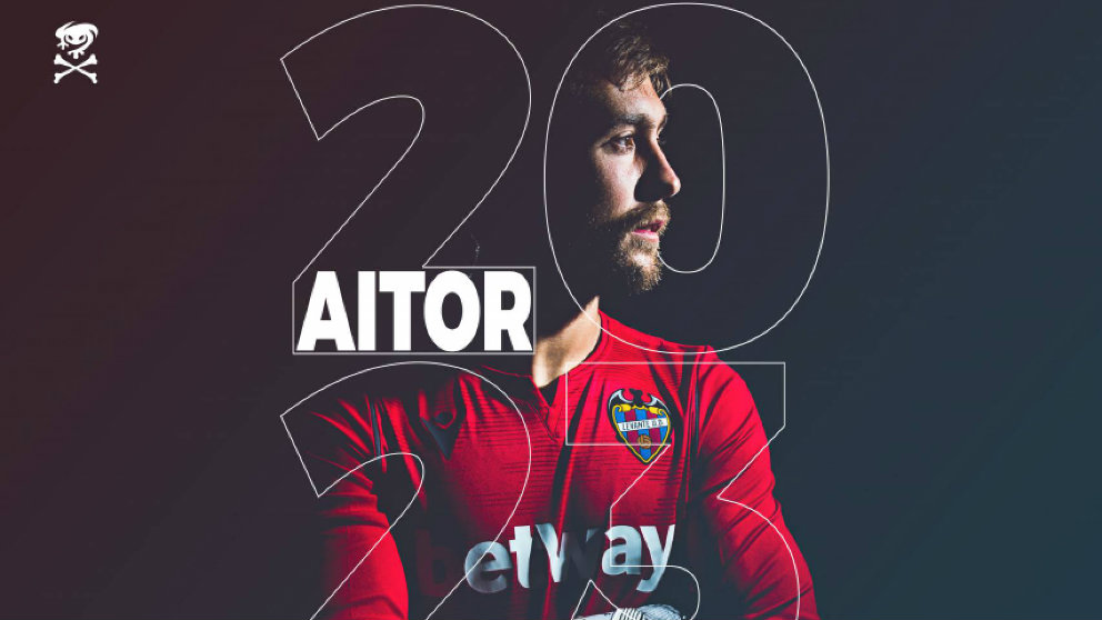 Aitor Fernández renueva con el Levante hasta 2023 (@LevanteUD)