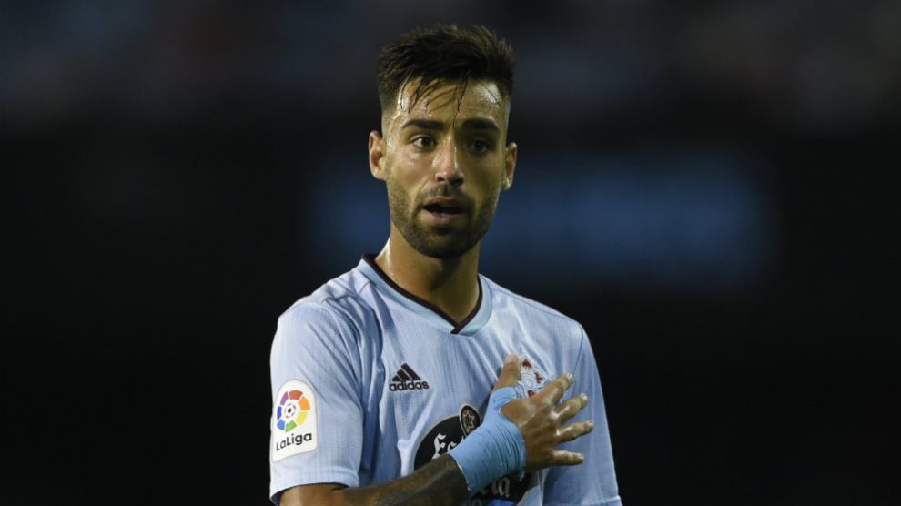 Brais Méndez con el Celta de Vigo (AFP)