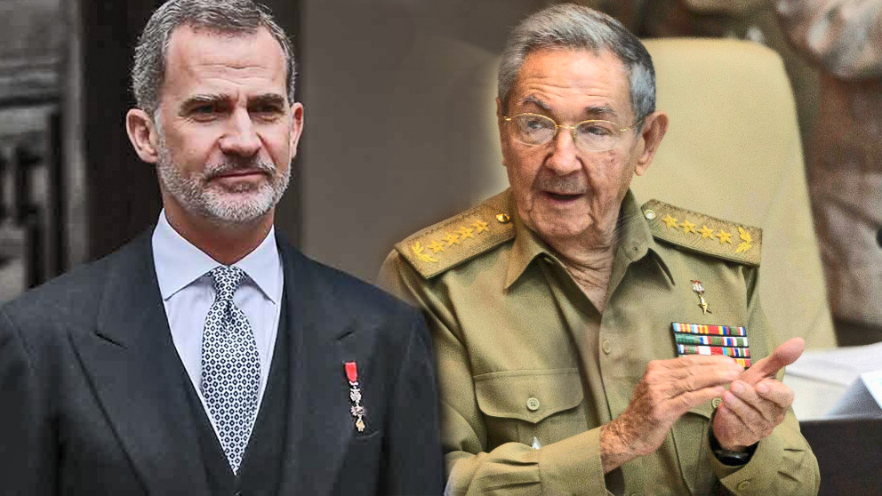 Felipe VI y Raúl Castro