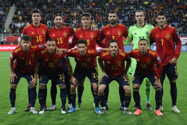 El once de España ante Malta (AFP).