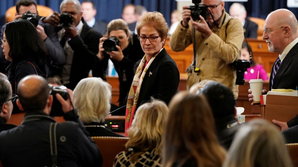 La ex embajadora Yovanovitch contra la que ha arremetido Donald Trump (Foto: AFP)