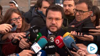 El vicepresidente de la Generalitat, Pere Aragonès, en el Tribunal Superior de Justicia de Catalunya (TSJC)