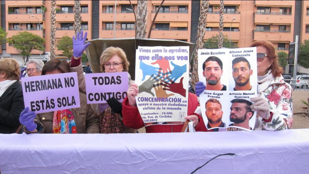 Manifestación contra ‘La Manada’. Foto: EP