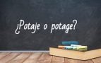 Cómo se escribe potaje o potage