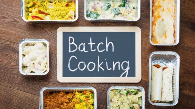 Qué es el batch coocking y cómo organizar un menú para toda la semana
