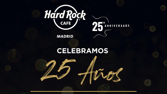 25 aniversario de Hard Rock Cafe en Madrid.