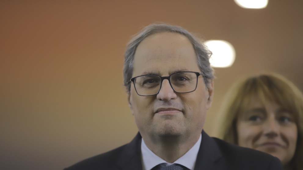 El presidente de la Generalitat, Quim Torra. Foto: EP