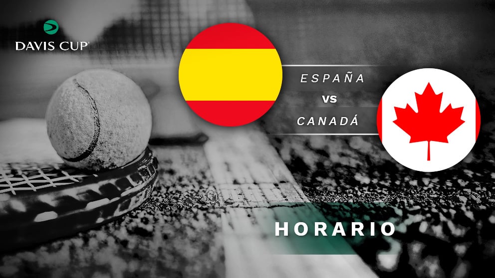 España – Canadá: Horario y dónde ver en directo por TV el partido de tenis hoy de la Copa Davis.