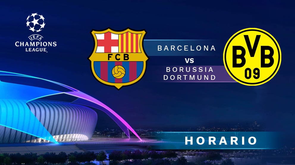 Champions League 2019-20: Barcelona – Borussia Dortmund | Horario del partido de fútbol de Champions League.