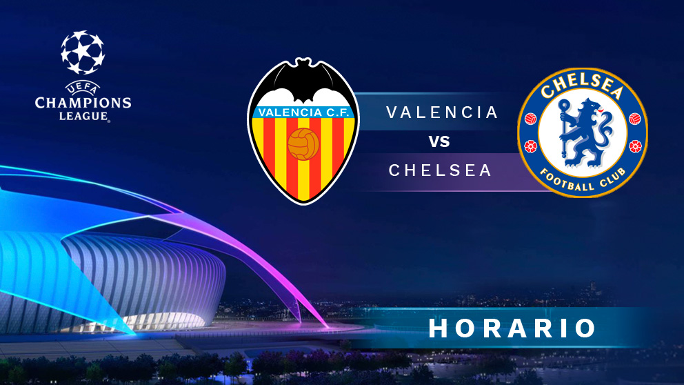 Champions League 2019-2020: Valencia – Chelsea | Horario del partido de fútbol de Champions League.