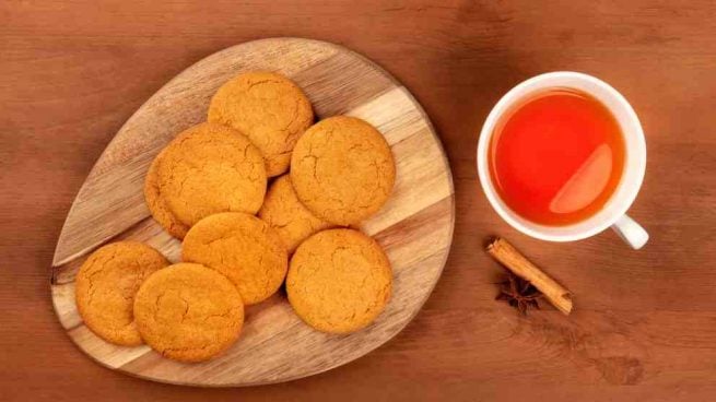 Pastas de mantequilla de cacahuete para el té