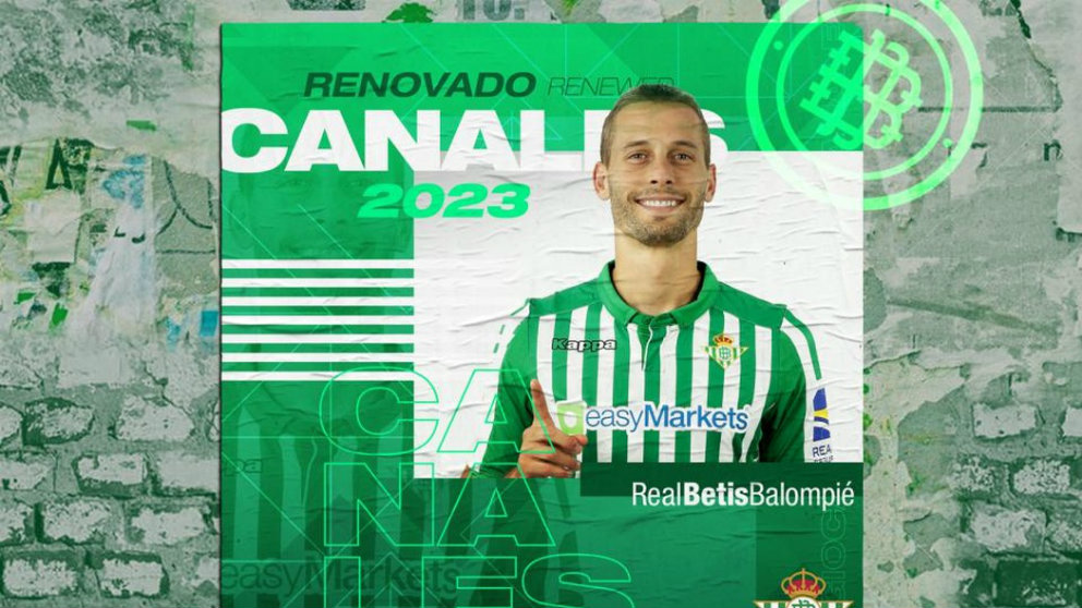 Sergio Canales renueva con el Betis hasta 2023 (Real Betis Balompié)