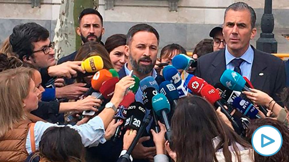 Primeras declaraciones de Abascal tras conocerse la sentencia del procés. (Foto: Francisco Toledo)