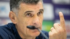 José Luis Mendilibar, entrenador del Eibar, en rueda de prensa (Sociedad Deportiva Eibar)