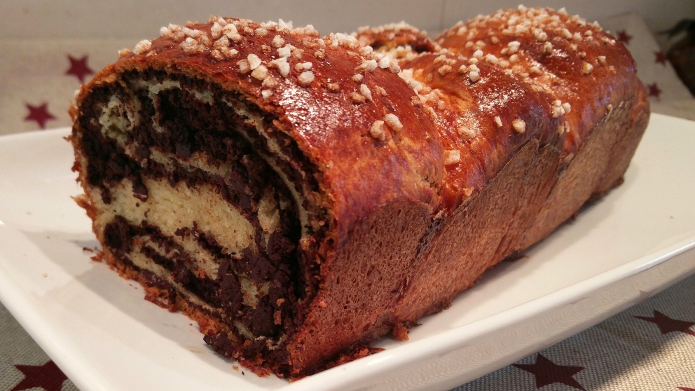 Receta de babka de chocolate