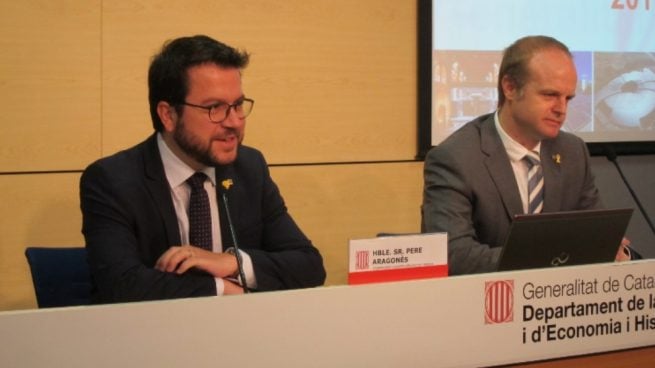 Pere Aragonès y Albert Castellanos