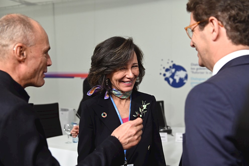 La presidenta del Banco Santander, Ana Botín, en la Cumbre del Clima Madrid 2019.