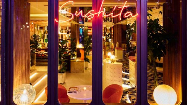 Le Club Sushita, el nuevo local del Grupo Sushita en Madrid, que reúne lo mejor de los años 70 y la gastronomía japo-fusión.