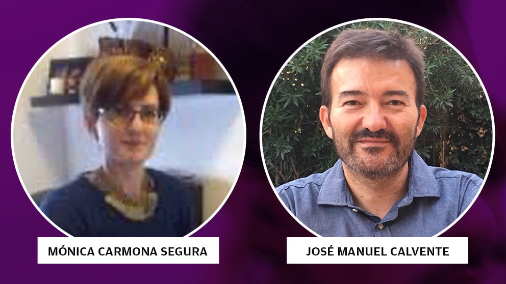 Mónica Carmona y José Manuel Calvente, responsables jurídicos de Podemos
