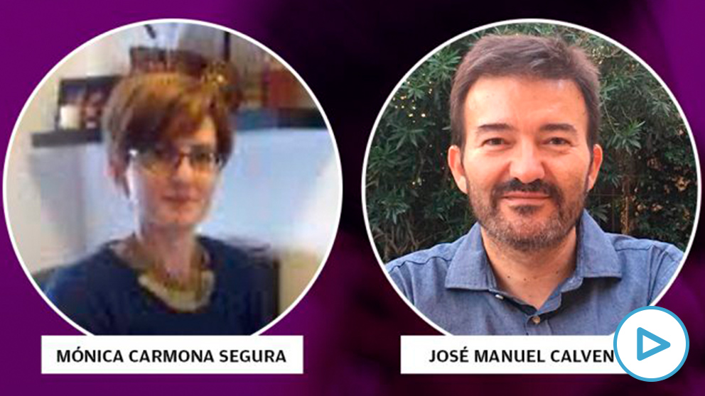 Mónica Carmona y José Manuel Calvente, responsables jurídicos de Podemos