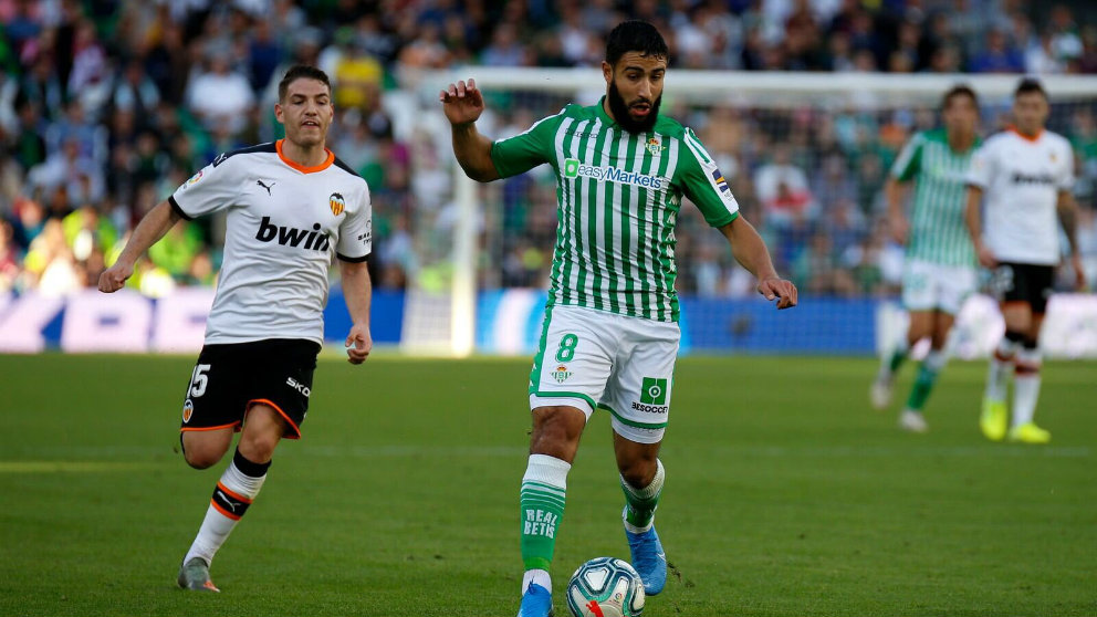 Nabil Fekir en un partido contra el Valencia (@NabilFekir)